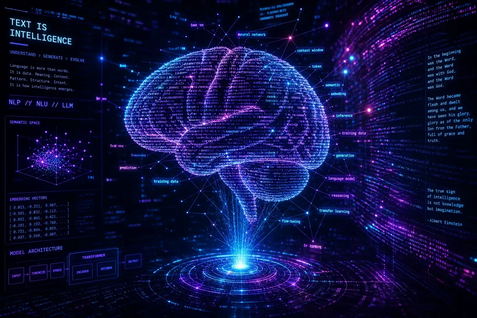 AI text intelligence writing assistant visualization