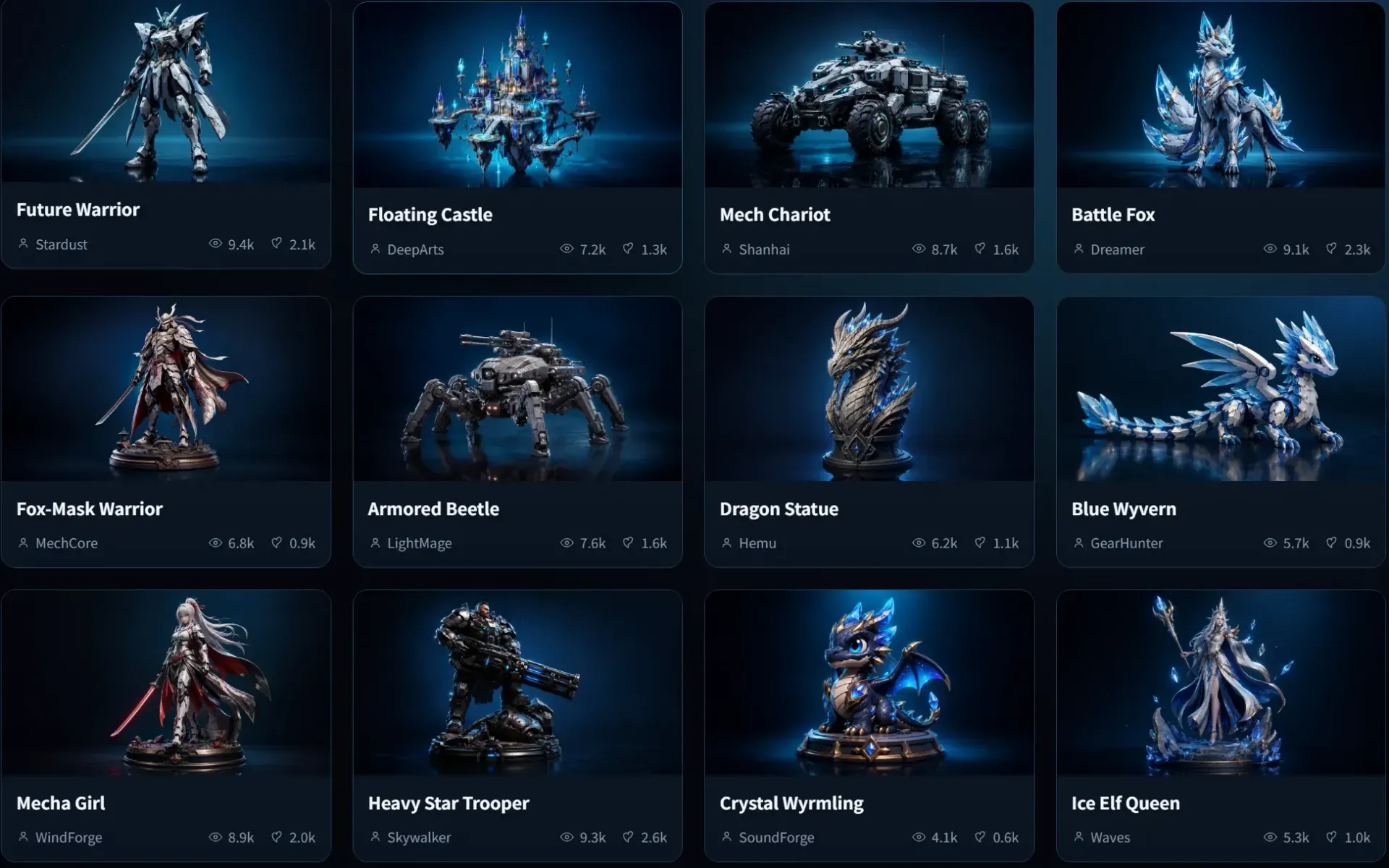 Triple 3D community gallery